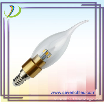 ce rohs e14 led 3w candle light remote control